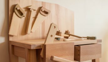 Atelier des Vernes - etabli enfant en bois