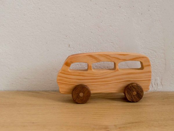 petit camion "combi" épicéa et noyer – Image 2