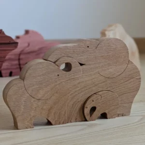 Atelier des Vernes |Famille éléphants